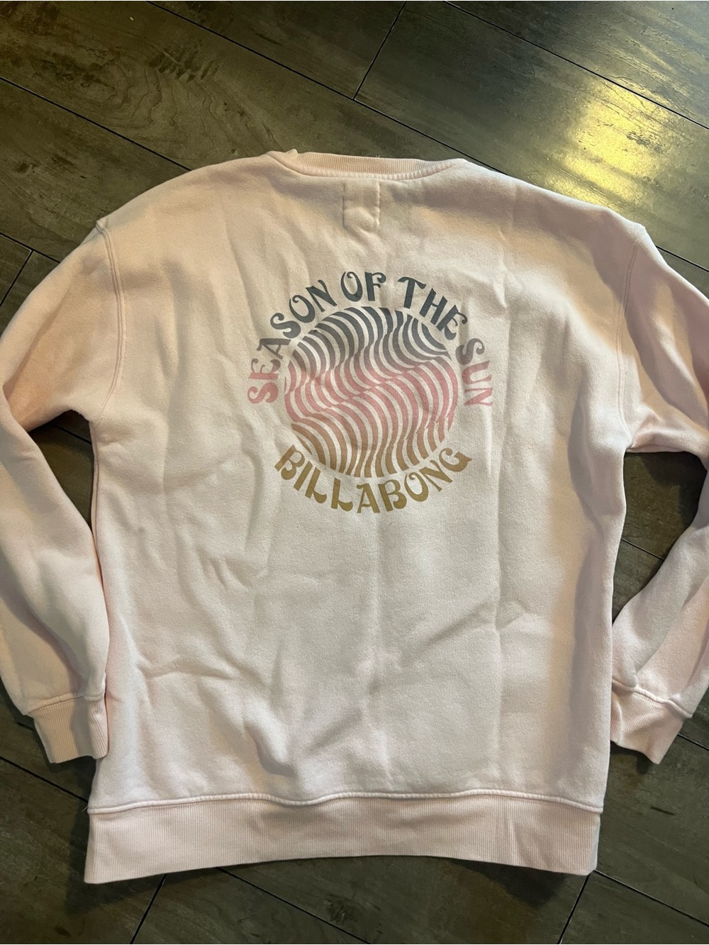 Billabong Season of the Sun Pink Graphic Sweatshirt